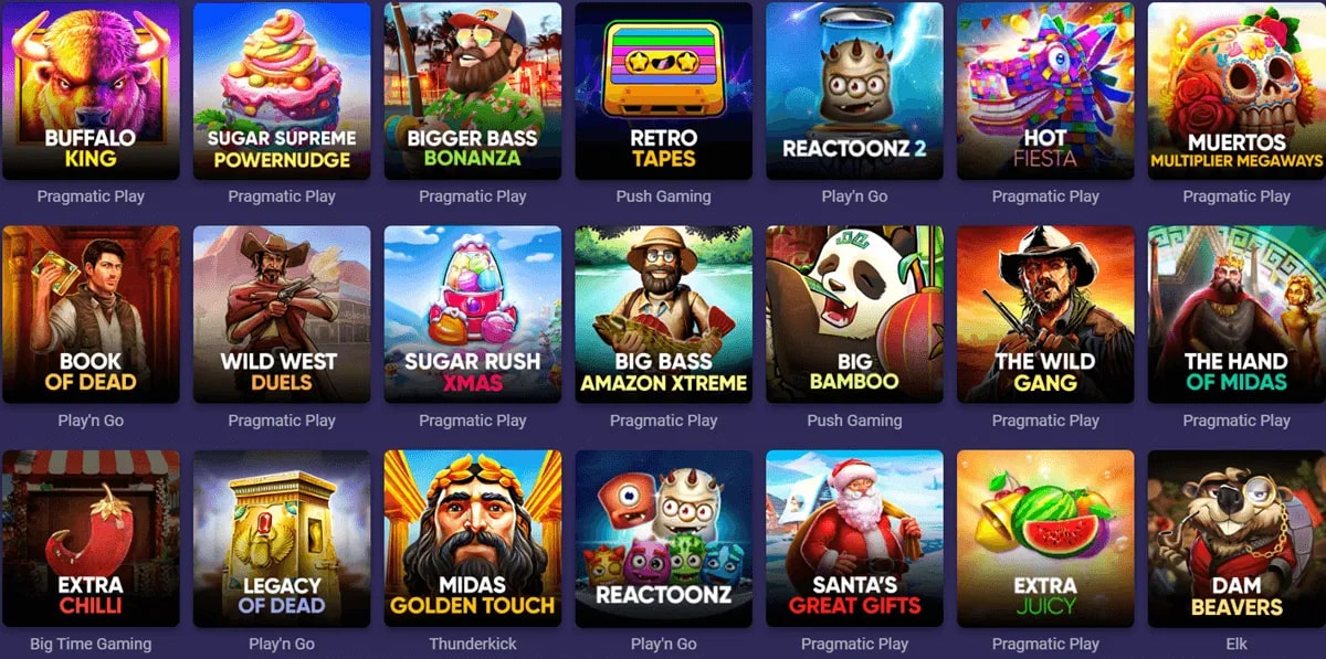 roobet slot catalog